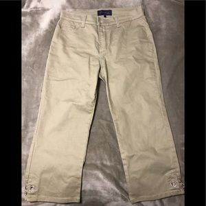 Not Your Daughter’s Jeans Capri Pants Khaki